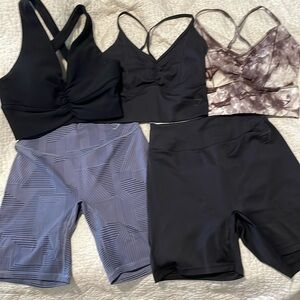 5 ITEM BUNDLE!! 4 Gymshark, 1 TLF (all size medium)